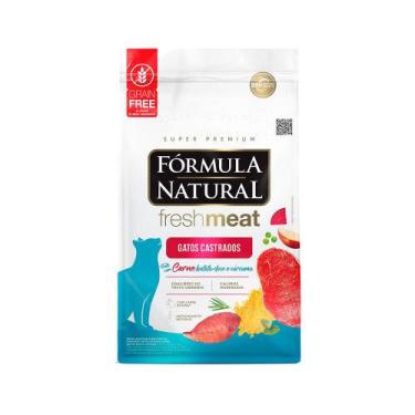 Imagem de Fórmula Natural Fresh Meat Gato Castrado Carne 10kg - Adimax