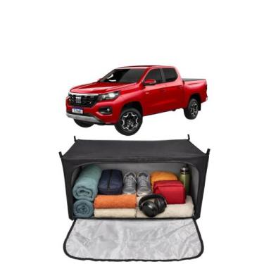 Imagem de Bolsa Para Caçamba Pick Up Todas Caminhonetes 200 Litros Em Lona Imper