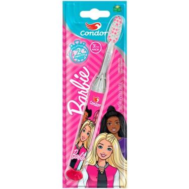 Imagem de Escova De Dente Infantil Barbie Com Led Pisca 2 Min - CONDOR