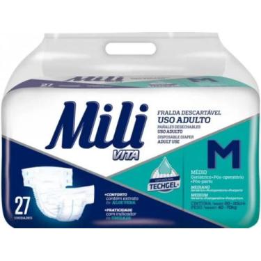 Imagem de Fralda Geriátrica Mili Vita M C-27