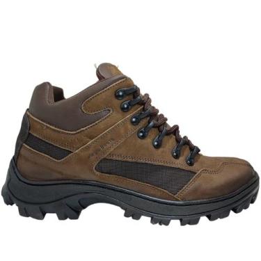 Imagem de Coturno Masculino Casual Tratorado Adventure Mega Boots 17014, Cafe, 3