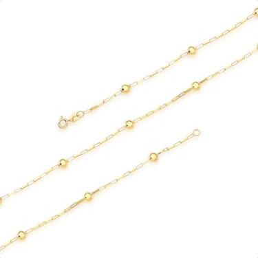 Imagem de Pulseira De Bola Feminina Ouro 18k 750 - Sofistgold