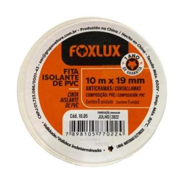 Imagem de Fita Isolante 10 Mts Branca Foxlux