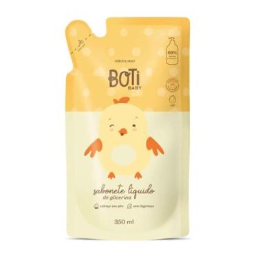 Imagem de Refil Sabonete Líquido Glicerina Boti Baby 350ml - Suavidade e Maciez 
