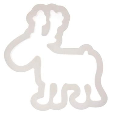 Imagem de FUNSHOWCASE Lindas bandejas de molde de silicone de rena para artesanato, epóxi de resina, fabricação de joias