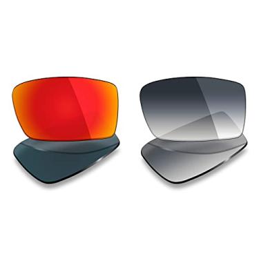 Imagem de 2 pares de lentes polarizadas de substituição da Mryok para óculos de sol Oakley Gascan – Opções