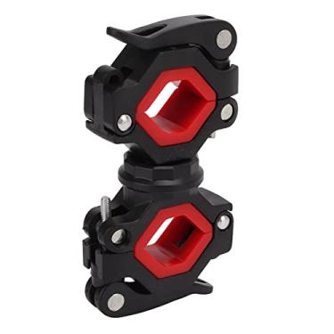 Imagem de Suporte fixo para luz de bicicleta, clipe de lanterna para bicicleta, design de desmontagem rápida para equipamentos de ciclismo(vermelho)