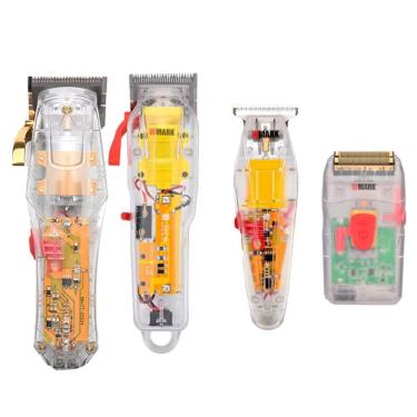 Imagem de Kit 4 Maquina De Cortar Cabelo Wmark Ng108 Ng208 Ng202 Ng987