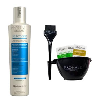 Imagem de Progressiva Sem Formol Prohall Select One 300ml - Alinhamento Capilar, Liso Intenso e Brilho Espelhado - Tratamento Capilar