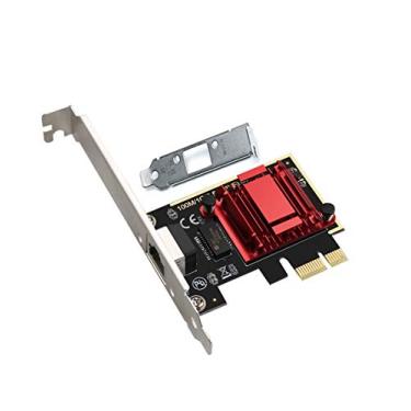 Imagem de Adaptador de rede PCIe 2.5GBase-T RTL8125B 2500/1000/100Mbps PCI Express Gigabit Ethernet RJ45 LAN Controller Suporte PXE para Windows/Linux/MAC com perfil baixo
