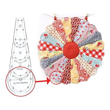 Imagem de Régua Gabarito Dresden Plate 09 A 21cm 20 Pétalas