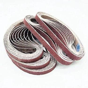 Imagem de Cintas de lixamento de 20 peças Grit40-1000 tela de lixamento abrasivo para polimento de moagem de metal macio de madeira, 320,15x452mm