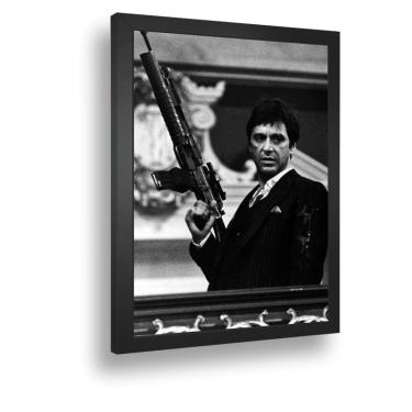 Quadro decorativo Scarface Al Pacino Pintura Filme para sala quarto