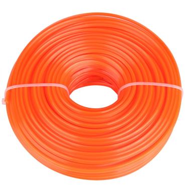 Imagem de Linha de corte de fio de 3 mm, linha de aparador de fio de nylon fio quadrado a gasolina cortador de grama (50 m)