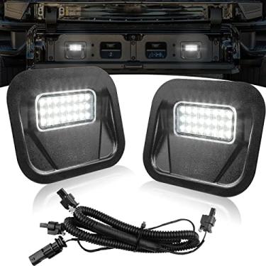 Imagem de Kit de montagem de lâmpada para caminhão XTAUTO com LED para porta traseira compatível com GMC Sierra 1500 2500 HD 3500 HD 2020-2021 Chevrolet Silverado 1500 2500 HD 3500 HD 2020 de substituição para 84347814
