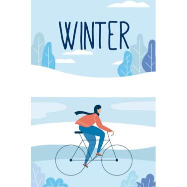 Imagem de Winter Season Bicycle Log Journal: 6"9 120 Pages Bicycle Log Journal