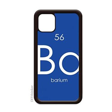 Imagem de Tabela de Período de Elementos Químicos Alcalina Metal Bário Ba para iPhone 12 Pro Max Capa para Apple Mini Mobile Case Shell