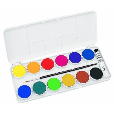 Imagem de Grumbacher Conjunto de aquarela transparente, 12 cores e pincel