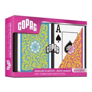 Imagem de Baralho 1546 Neoteric Rosa Estojo Duplo 100% Plástico - Naipe Grande Copag