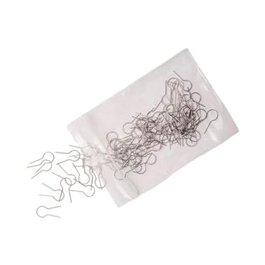 Imagem de Deevoka 100 pçs ferramentas de queima de cerâmica titular accs prático pendurado agulha de disparo pingente para diy cerâmica pequenos itens queima de forno, R médio