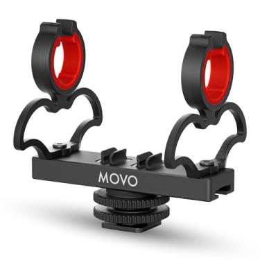Imagem de Movo SM6H Ultraflex Premium Shockmount para microfones Shotgun – Compatível com Rode NTG Series, Sennheiser MKE600, Audio-Technica AT875R e mais