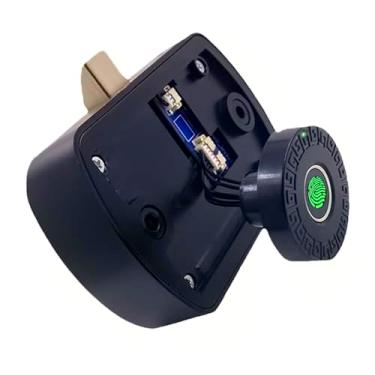 Imagem de Fechadura de armário com impressão digital para móveis de madeira, fechadura oculta sem chave para armário, caixa de correio, sauna, gaveta, armários escolares, faça você mesmo