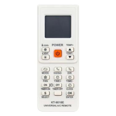 Imagem de Controle remoto universal substituído KT-9018E adequado para ar condicionado Toshiba Panasonic Sanyo NEC Fujitsu LG Aux A/C