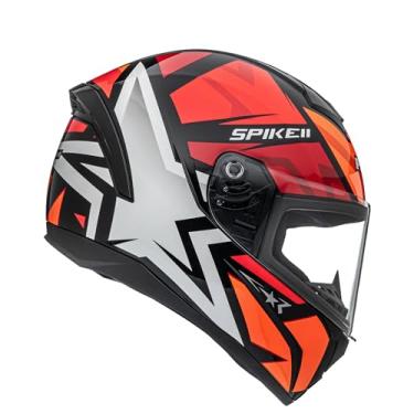 Imagem de Peels Capacete Moto Fechado Spike II 1ST Preto/Vermelho 62