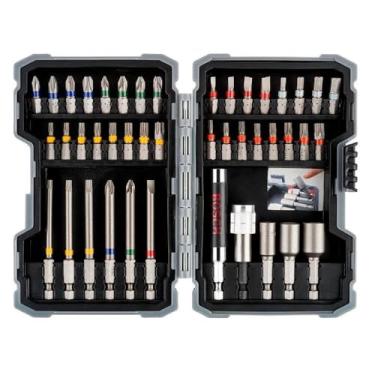 Imagem de Bosch Kit de pontas e soquetes para parafusar com 43 peças
