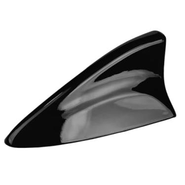 Imagem de Antena Shark Tubarão Automotiva Colante Modelo Universal Fácil Aplicação Tamanho Médio Hyundai Hb20 Hb20s Hb20x i30 ix35 (Preta)