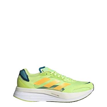 Imagem de adidas T nis masculino Adizero Boston 10, Neon/Laranja, 13