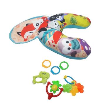 Imagem de Almofadinha Conforto Bebê + Acessórios - Ref: zp00741