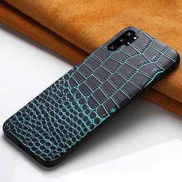 Imagem de Capas de telefone de couro com padrão de crocodilo para Samsung Galaxy S9 s7 s8 S20 Ultra s10 Plus Note 10 8 9 a50 a50s a20 a30 a7 a5 J7 J4 J6 2018, azul, para A50, A50S, A30S