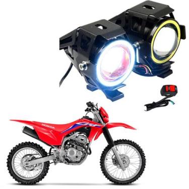 Imagem de Kit Led Farol Milha Moto Honda CRF 230F 2007 2008 2009 2010 2011 2012 