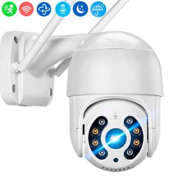 Imagem de Câmera de segurança Wi-Fi Smart Camera ABQ-A8 com visão noturna resolu