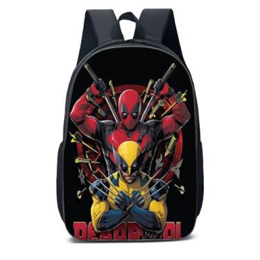 Imagem de Mochila Escolar Infanto Juvenil Deadpool Novidades 0514 - Geek Skin, E