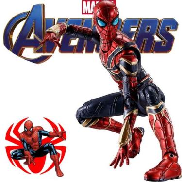 Imagem de Brinquedo Homem Aranha Traje Dourado Original Para Criançada Bonito Mé