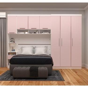 Imagem de Luciane, Guarda Roupa Dormitório Modulado Alpes Casal 1,38 m - Roupeiro Luciane M05 Cor:Rosa