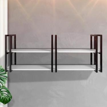 Imagem de Prateleira organizadora elegante moderna - Metal Decore, Branco
