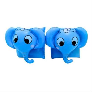 Imagem de  boia de braço infantil bichinhos sapo elefante inflavel piscina nataç