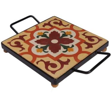 Imagem de Descanso de Panela Apoio De Mesa Ladrilho Hidráulico (A5)