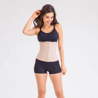 Imagem de Cinta Modeladora Esbelt 404 Cotton, Bege, G