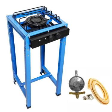 Imagem de Fogão Industrial Baixa Pressão 1 Boca Regulador e Mangueira - ROA - Li