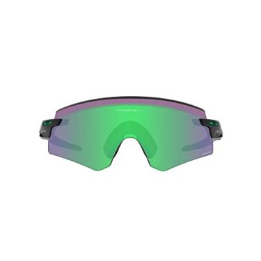 Imagem de Oakley Óculos de sol masculinos retangulares Oo9471 Encoder, Tinta preta fosca/jade prizm