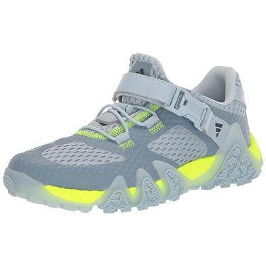 Imagem de adidas Tênis de golfe masculino Adicross Low Spikeless, Azul maravilha/preto/limão lúcido, 39