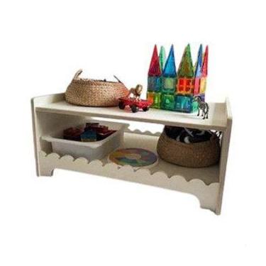 Imagem de Mesa Infantil de Brincar Montessori de MDF Branca Gardem - Matarazzo D