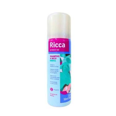 Imagem de Shampoo A Seco Ricca Refresh Me Menta 50ml - BELLIZ COMPANY