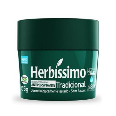 Imagem de Desodorante creme herbissimo tradicional antitranspirante 55g