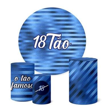 Imagem de Trio Capas Cilindro + Painel 1,50m O Tão Famoso 18tão - Fadrix