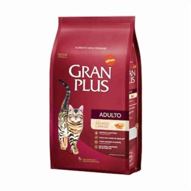 Imagem de Ração GRAN PLUS Gatos Adultos Sabor Salmão e Arroz 3kg - Gran Plus Aff